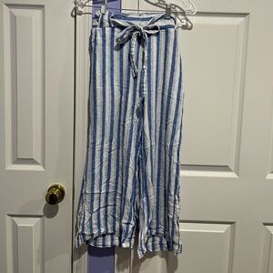 Indigo Rein Striped Beachy Pants